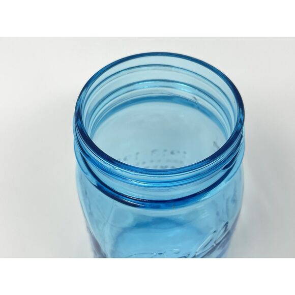 Ball Perfect Mason Canning Jar Pint 16 Oz USA NO LID Blue Turquoise Aqua - Picture 3 of 6